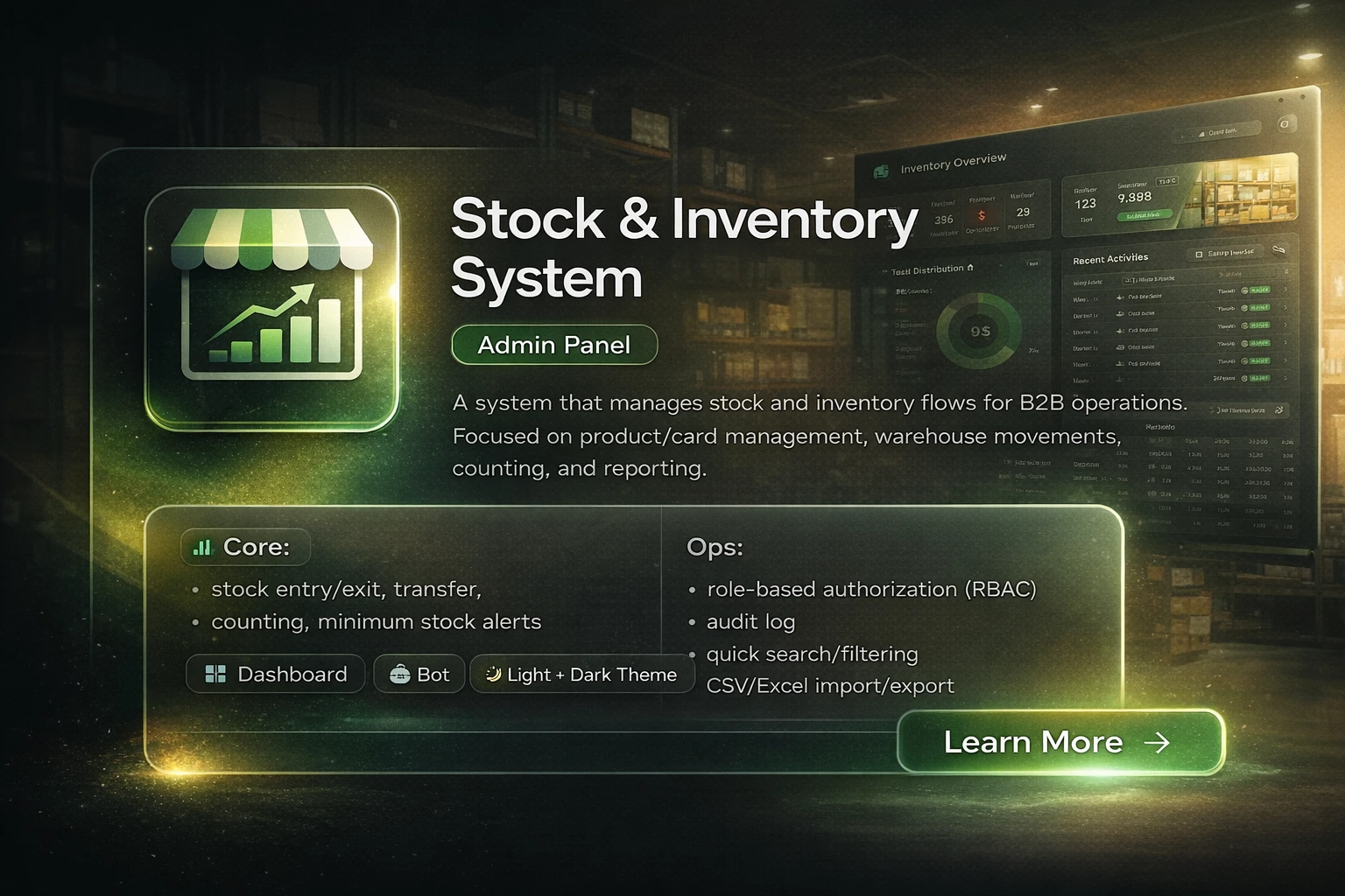 Stock & Inventory System Project